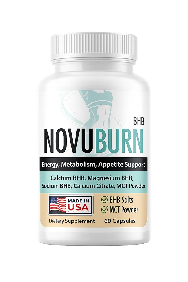 NovuBurn single bottle — Tri-Salt BHB keto fuel supplement — 30-day supply for ketosis support energy and mental clarity