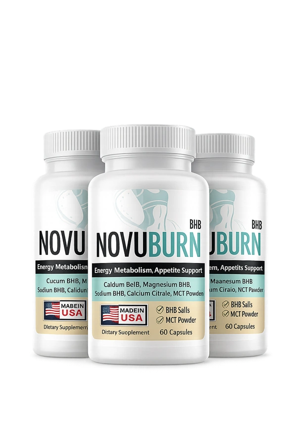 NovuBurn 6-bottle best value pack — Tri-Salt BHB keto fuel supplement — official 180-day supply at lowest per-bottle price